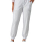 Women's Seven-Pocket Silky and Durable Jogger-Style Pant - 781 - White