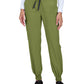 Women's Seven-Pocket Silky and Durable Jogger-Style Pant - 781 - Martini Olive
