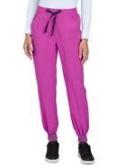 Women's Seven-Pocket Silky and Durable Jogger-Style Pant - 781 - Hibiscus Pink