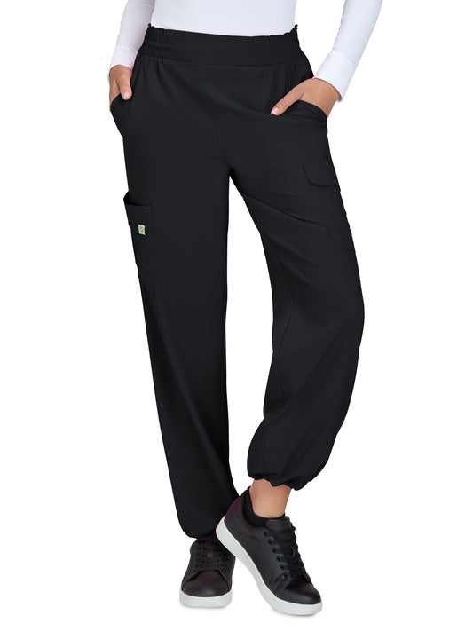 Women's 6-Pocket Eco-Friendly Hidden Drawcord Ayla Scrub Pant