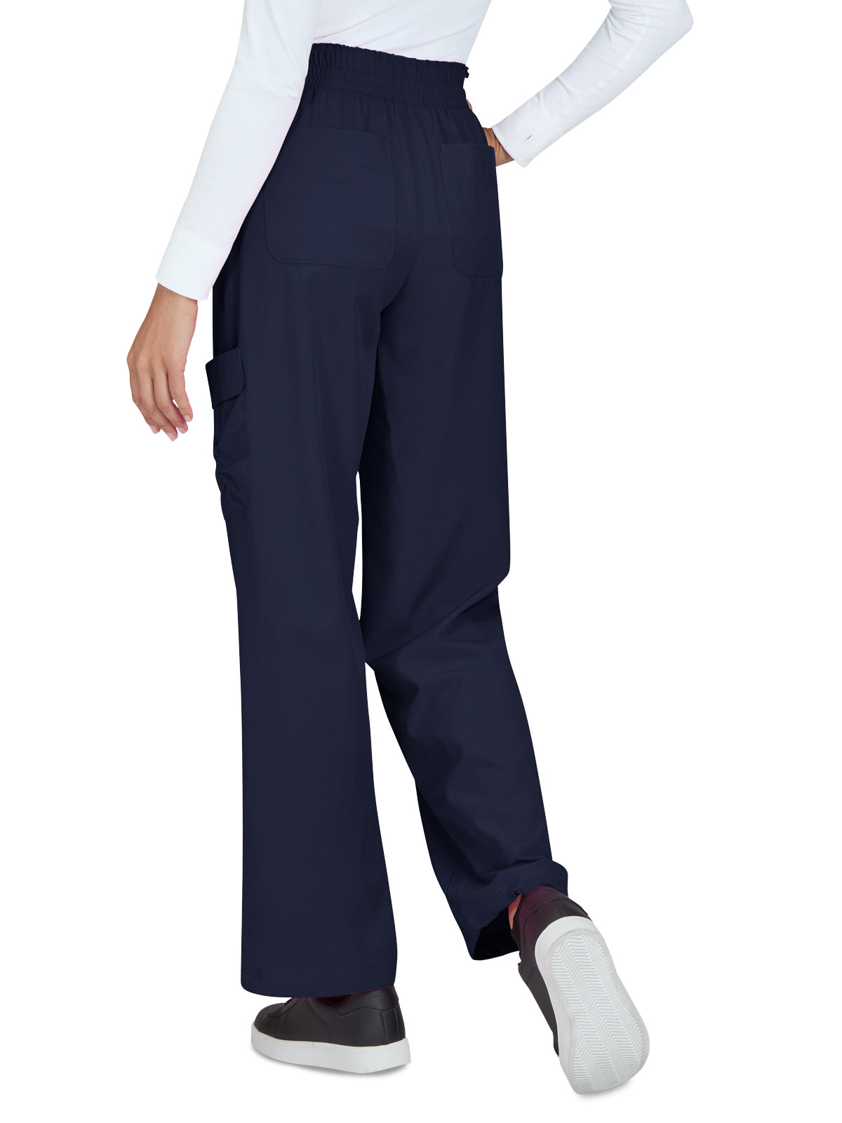 Women's 6-Pocket Eco-Friendly Hidden Drawcord Ayla Scrub Pant