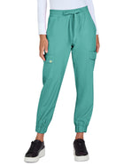 Women's Six-Pocket Jogger-Style Eco-Friendly Elastic Drawstring Terra Pant - 783 - Waterfall Blue