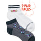 Compression Ankle Socks 2-Pack - A187 - Breathtaking Wings