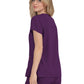 Women's 3-Pocket Snap-Button Placket V-Neck Freesia Scrub Top