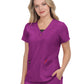 Women's 3-Pocket Striped Trim Kennedia Scrub Top