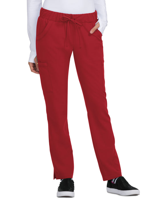 Women's Six-Pocket Slim Fit Buttercup Pant - B700 - Ruby