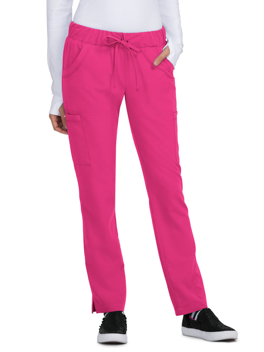 Women's Six-Pocket Slim Fit Buttercup Pant - B700 - Flamingo