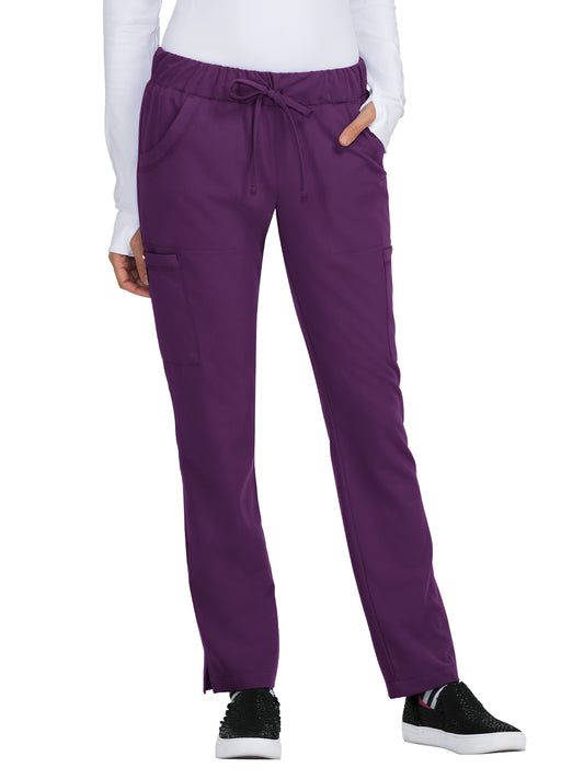 Women's 6-Pocket Slim Fit Buttercup Scrub Pants