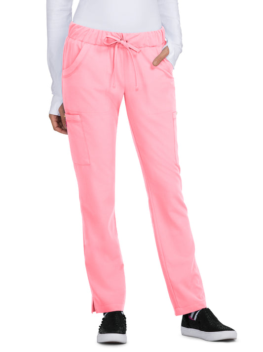 Women's Six-Pocket Slim Fit Buttercup Pant - B700 - Sweet Pink