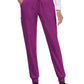 Women's 8-Pocket Ribbed Cuff Jogger-Style Hollyhock Scrub Pant