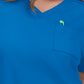 Women's 2-Pocket V-Neck Tuck-In Aura Scrub Top