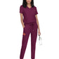 Women's 2-Pocket V-Neck Tuck-In Aura Scrub Top