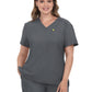 Women's 2-Pocket V-Neck Tuck-In Aura Scrub Top