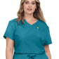 Women's 2-Pocket V-Neck Tuck-In Aura Scrub Top