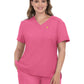 Women's 2-Pocket V-Neck Tuck-In Aura Scrub Top