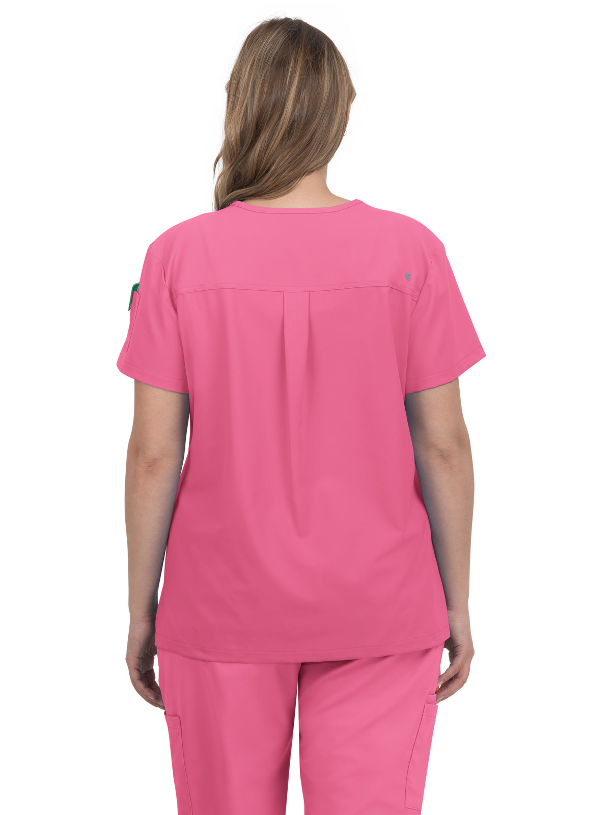 Women's 2-Pocket V-Neck Tuck-In Aura Scrub Top