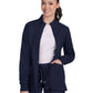 Women's Two-Pocket Zipper-Front Geneses Jacket - C400 - Navy