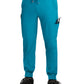 Men's Drawstring Elastic Waist Connective Jogger Scrub Pant