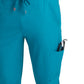 Men's Drawstring Elastic Waist Connective Jogger Scrub Pant