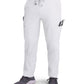 Men's Six-Pocket Drawstring Elastic Waist Neuro Pant - C601 - White