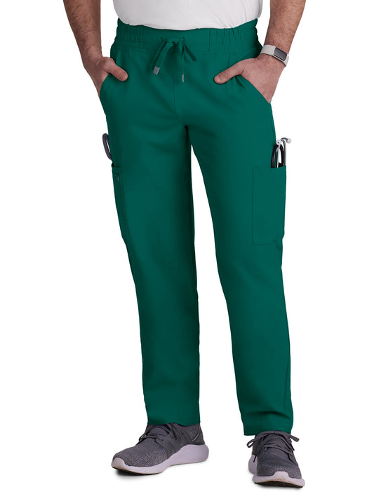 Men's 6-Pocket Drawstring Elastic Waist Neuro Scrub Pant