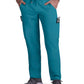 Men's Six-Pocket Drawstring Elastic Waist Neuro Pant - C601 - Teal