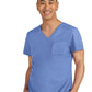Men's Two-Pocket V-Neck Arthro Top - C650 - True Ceil