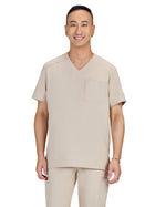 Men's Two-Pocket V-Neck Arthro Top - C650 - Khaki