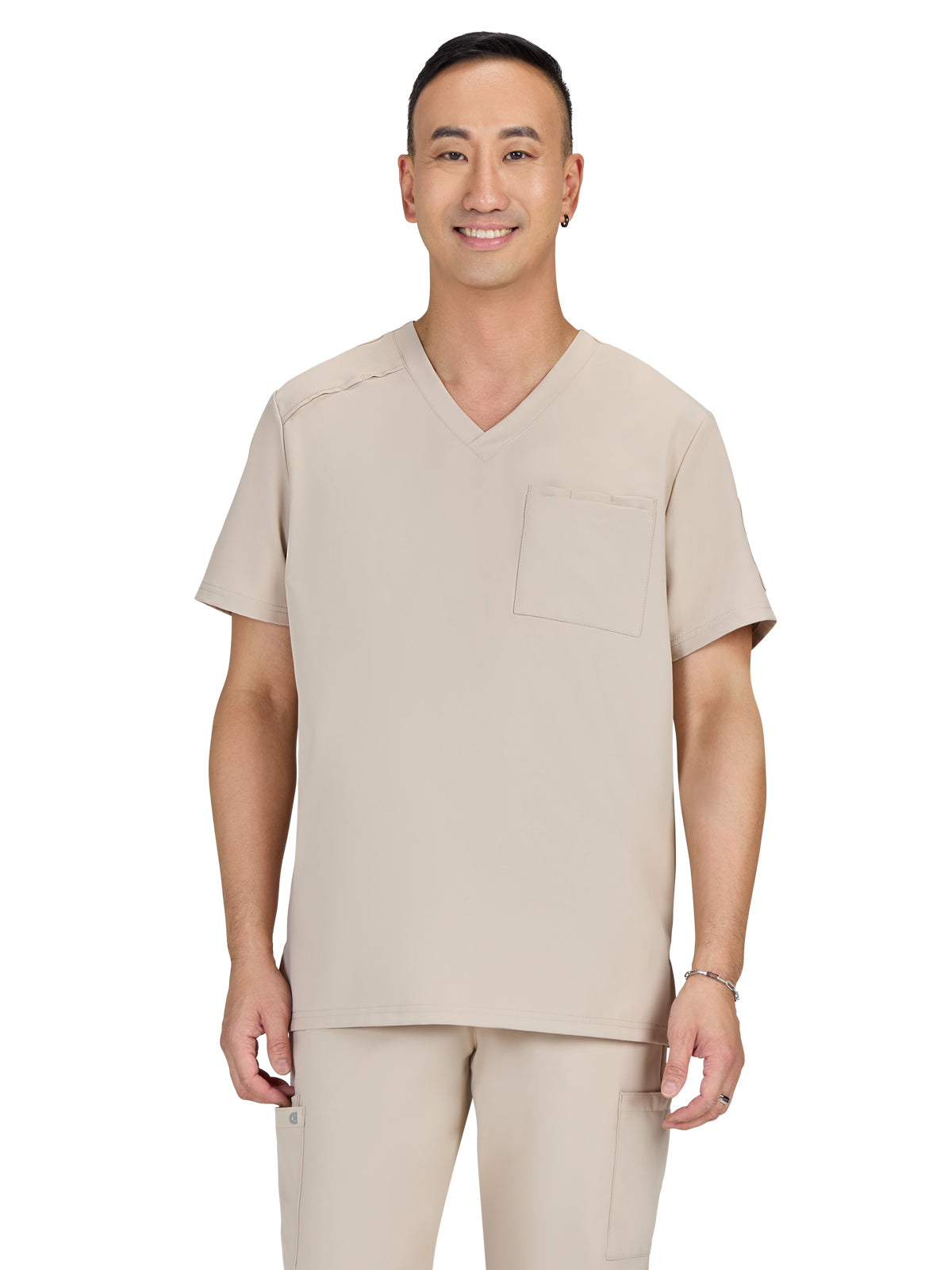 Men's Chest Pocket V-Neck Arthro Top