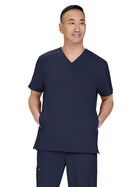 Men's Three-Pocket Stasis Scrub Top - C652 - Navy
