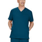 Men's Three-Pocket Stasis Scrub Top - C652 - Caribbean Blue
