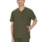 Men's Three-Pocket Stasis Scrub Top - C652 - Olive Green