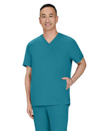 Men's Three-Pocket Stasis Scrub Top - C652 - Teal