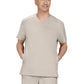 Men's Three-Pocket Stasis Scrub Top - C652 - Khaki