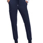 Women's Six-Pocket Ribbed Cuff Jogger Style Pulse Pant - C700 - Navy