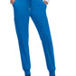 Women's Six-Pocket Ribbed Cuff Jogger Style Pulse Pant - C700 - Royal Blue