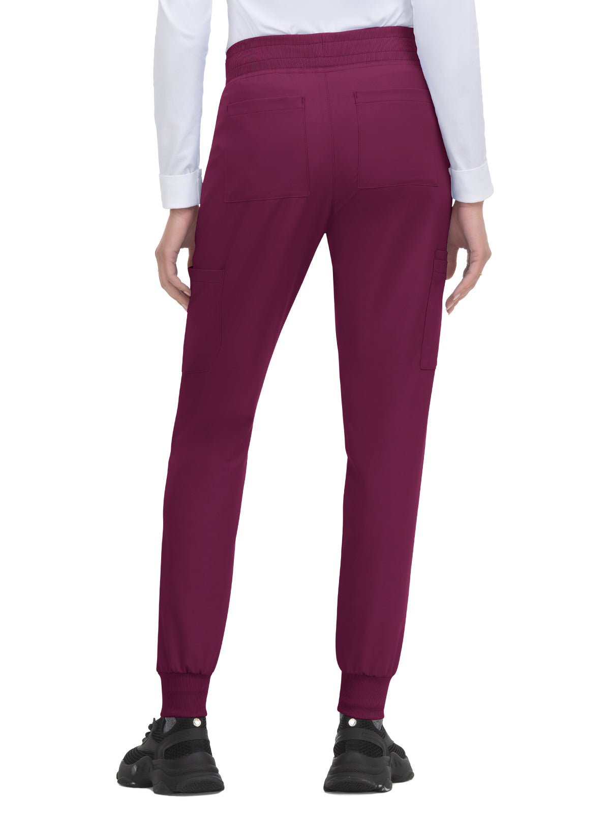 Women's 6-Pocket Ribbed Cuff Jogger Style Pulse Scrub Pant