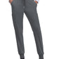 Women's Six-Pocket Ribbed Cuff Jogger Style Pulse Pant - C700 - Pewter