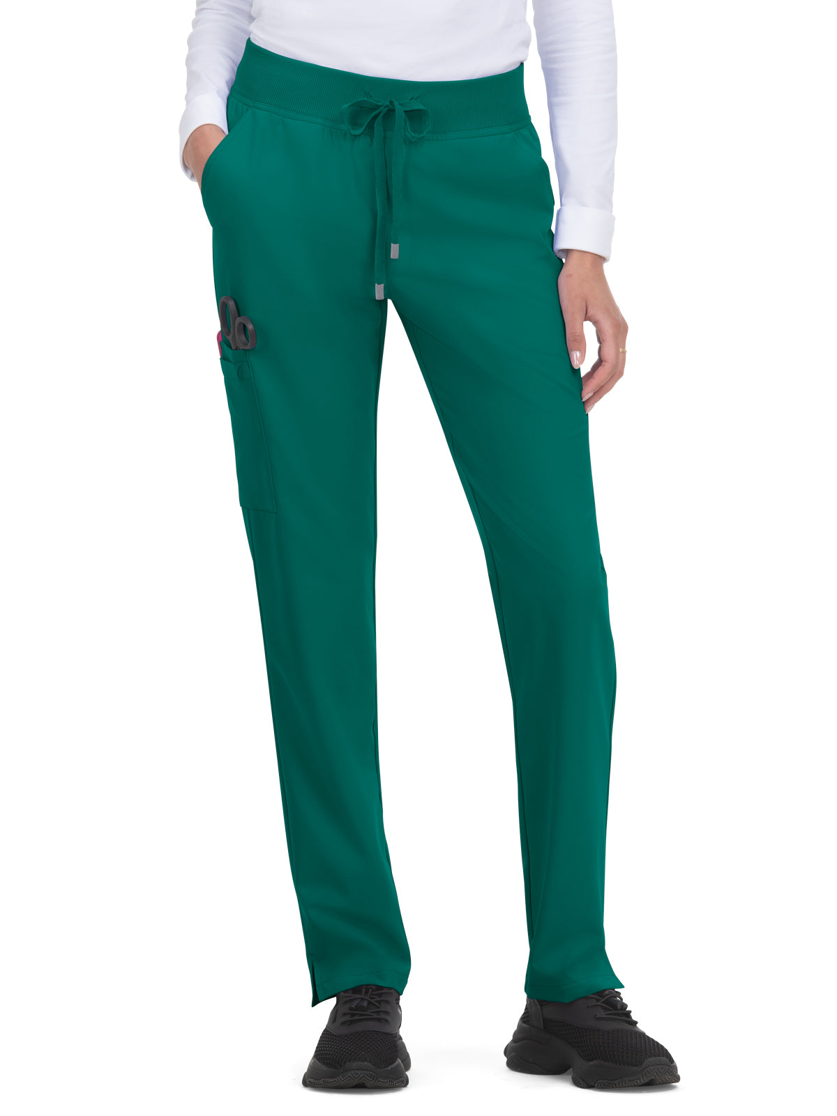 Women's 7-Pocket Drawstring Elastic Waist Atria Scrub Pant