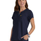 Women's Zipper Neck Ecstatic Scrub Top