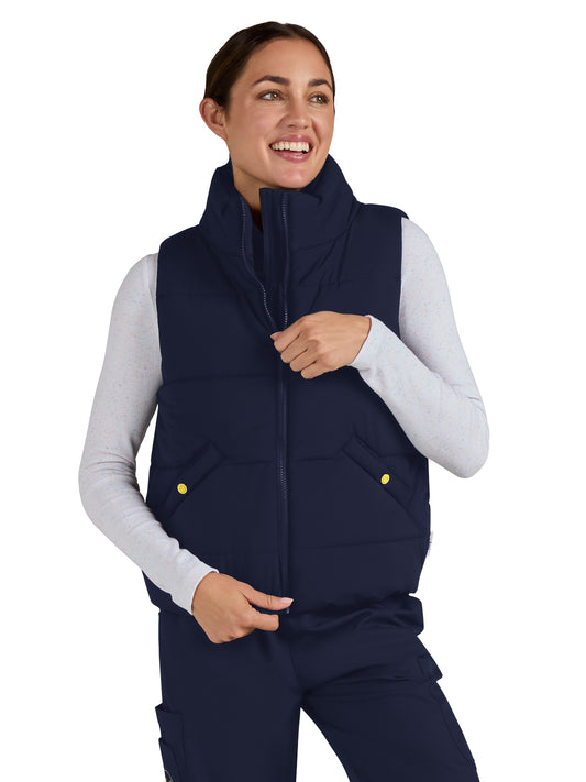 Women's Contrast Lining Delighted Vest