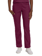 Women's Five-Pocket Straight Leg Cargo Pant - 2042 - Wine