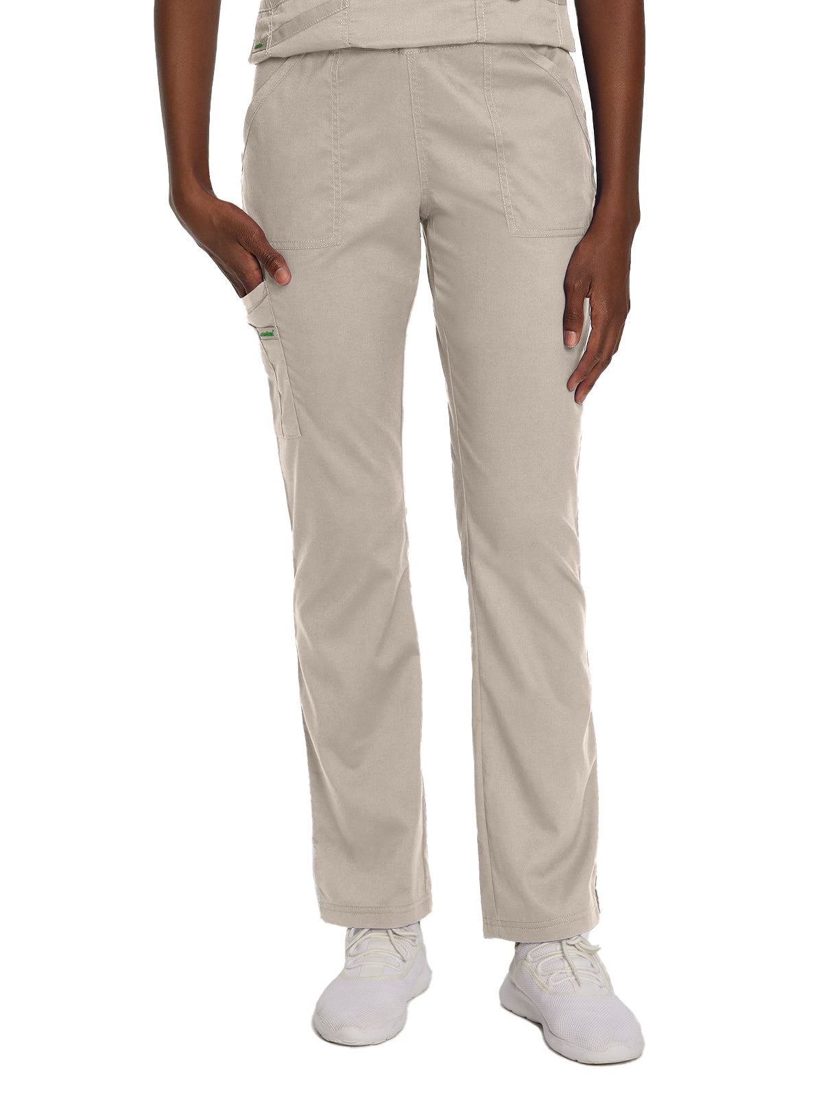 Women's 5-Pocket Straight Leg Cargo Scrub Pant