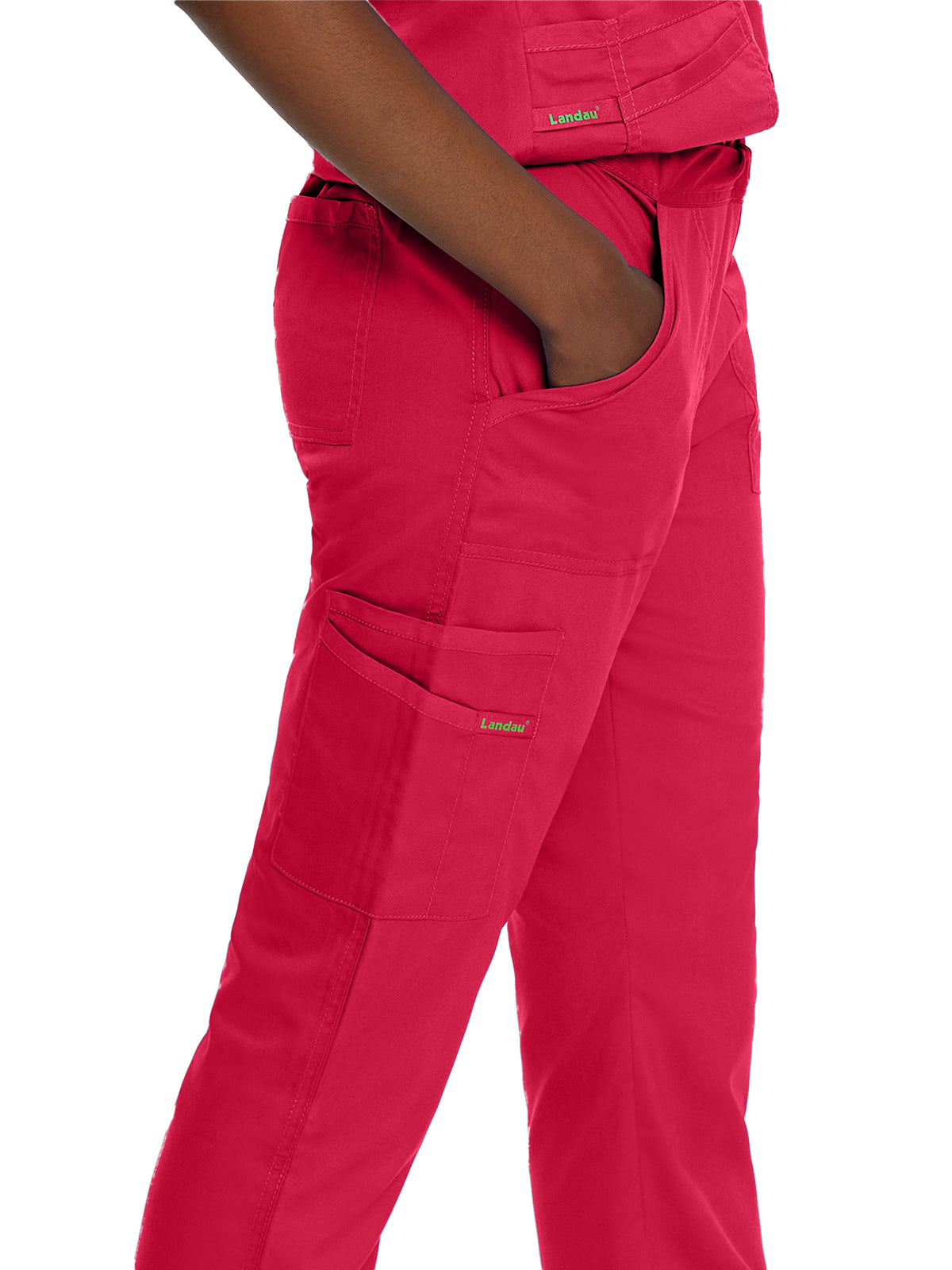 Women's 5-Pocket Straight Leg Cargo Scrub Pant