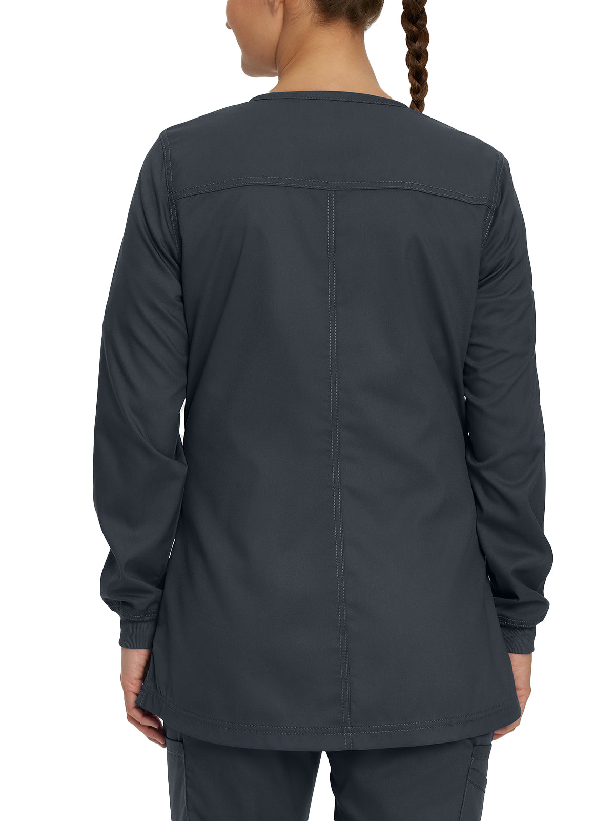 Women's Snap Front Scrub Jacket