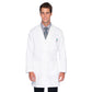 Men's Five-Pocket Poly/Cotton 37" Full-Length Lab Coat - 3124WWVC - White - WWVC