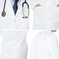 Men's Three-Pocket 43.5" Full-Length Lab Coat