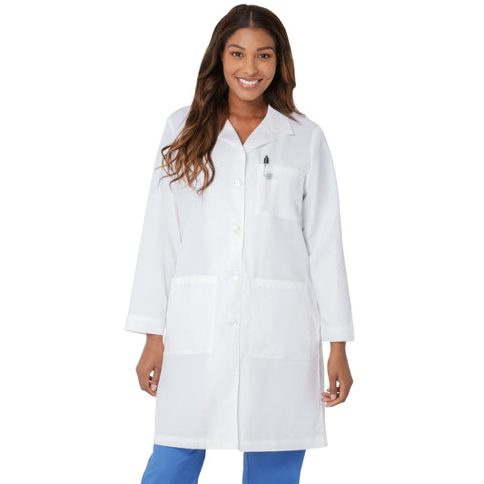 Women's Three-Pocket 38" Full-Length Lab Coat