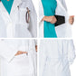 Women's Five-Pocket 36.5" Full-Length Tablet Lab Coat