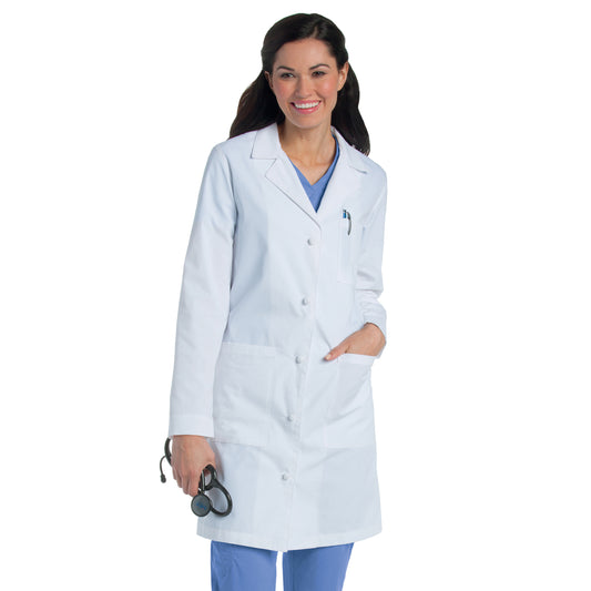 Women's Three-Pocket 40.5" Full-Length Lab Coat